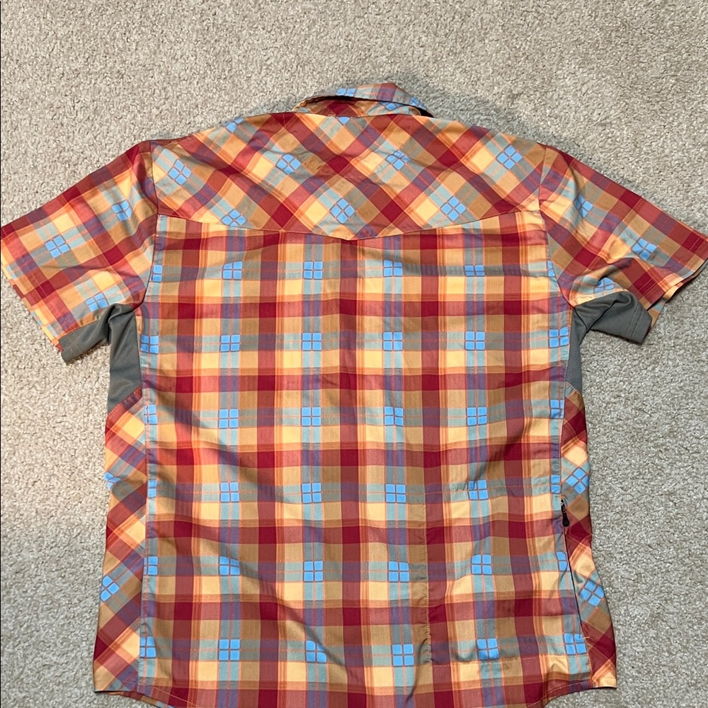 Club Ride Apparel Multicolor Plaid Button Down Shirt - Picture 5 of 9